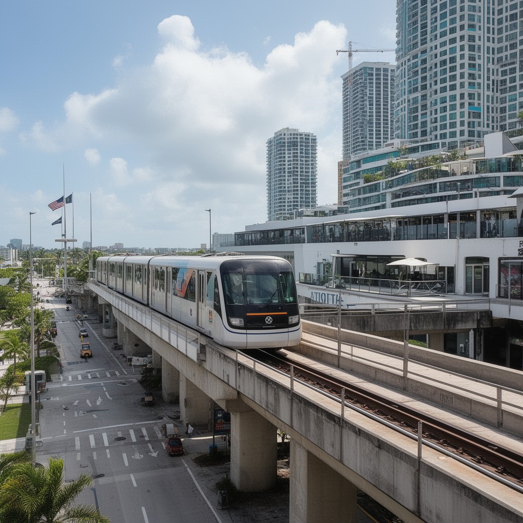 AI-generated illustration of Metrorail