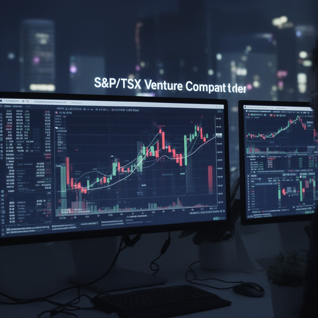 AI-generated illustration of S&P/TSX Venture Composite Index