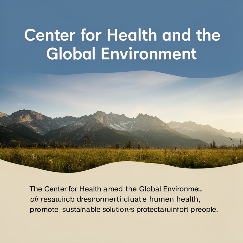 AI-generated illustration of Center for Health and the Global Environment