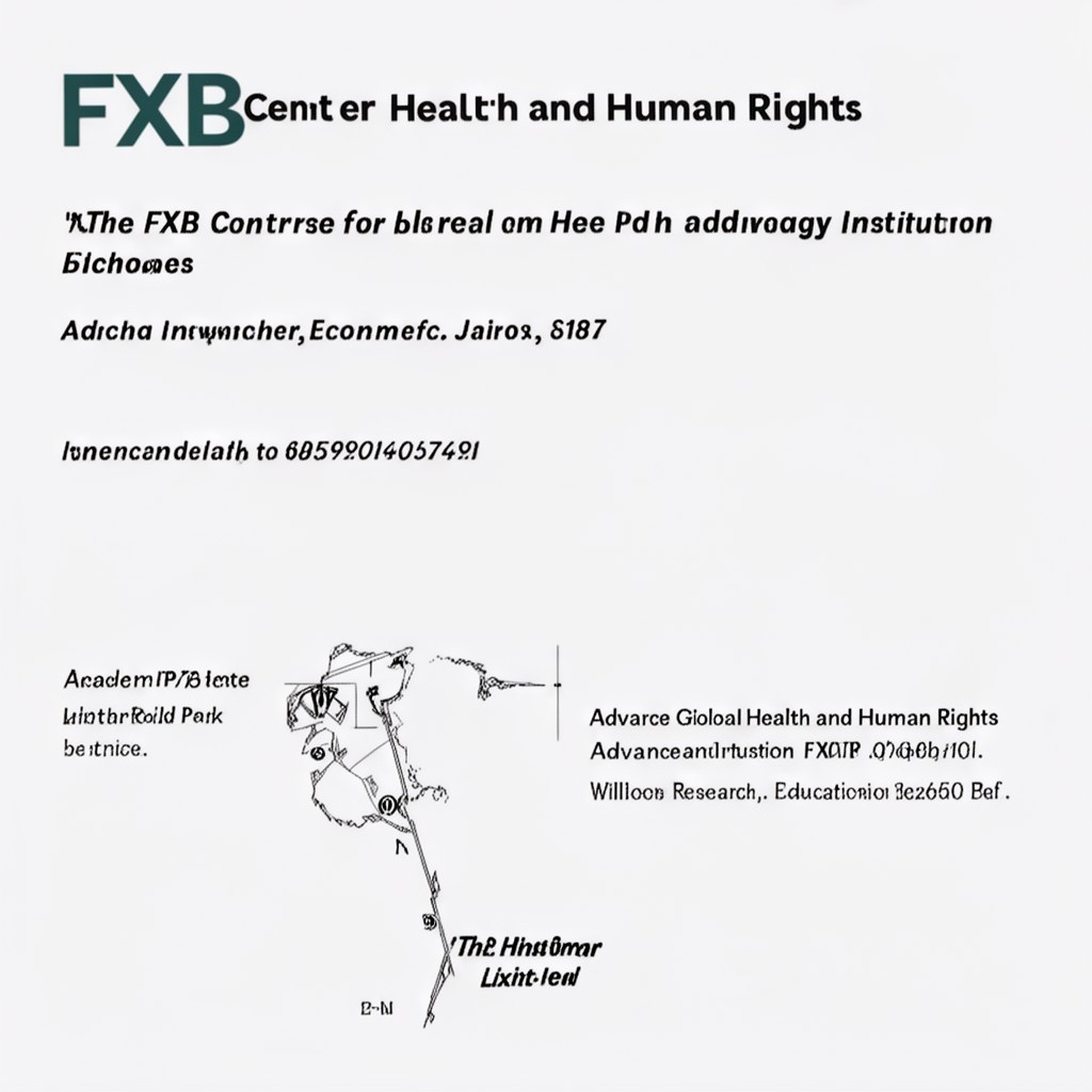 AI-generated illustration of FXB Center for Health and Human Rights