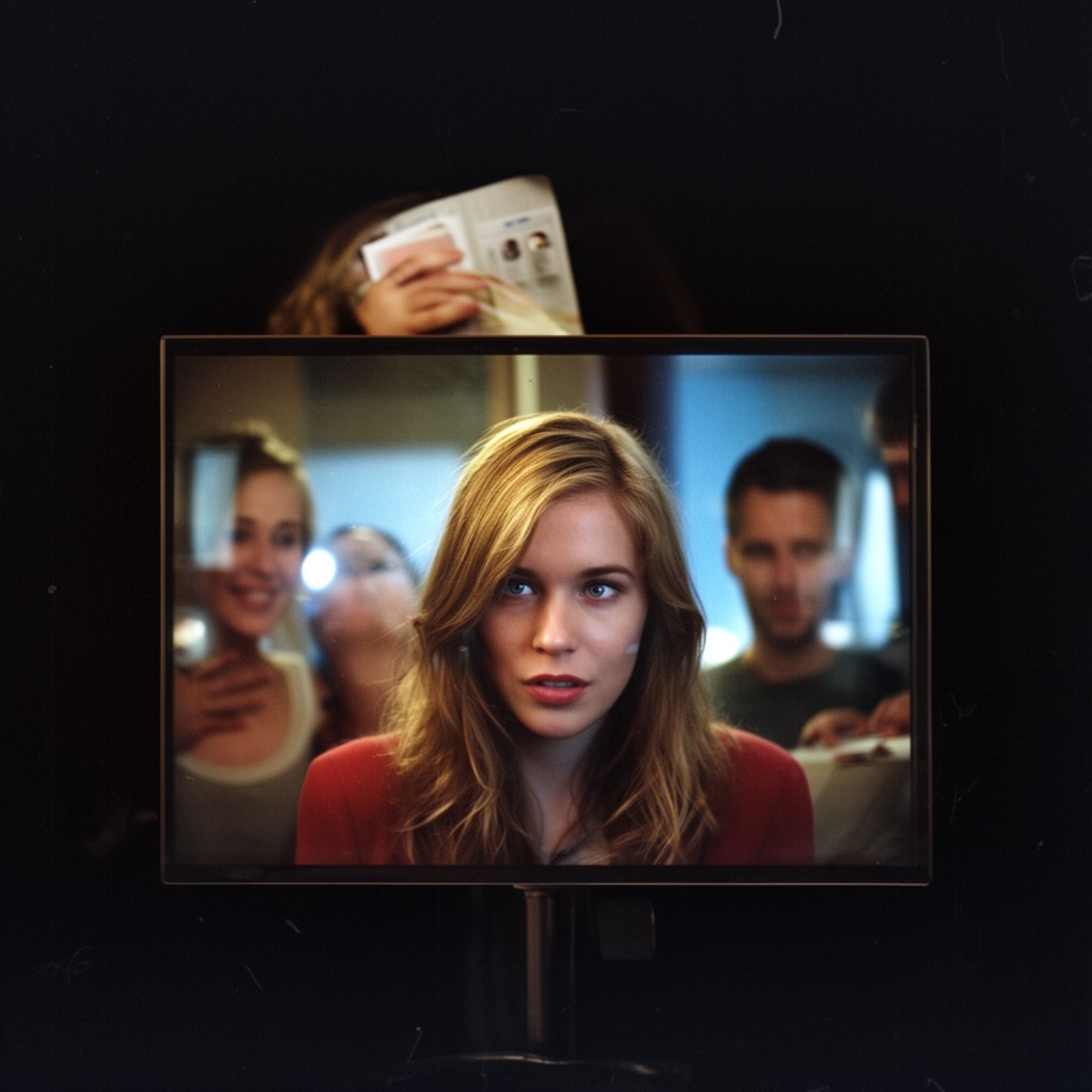 AI-generated illustration of Blue Valentine