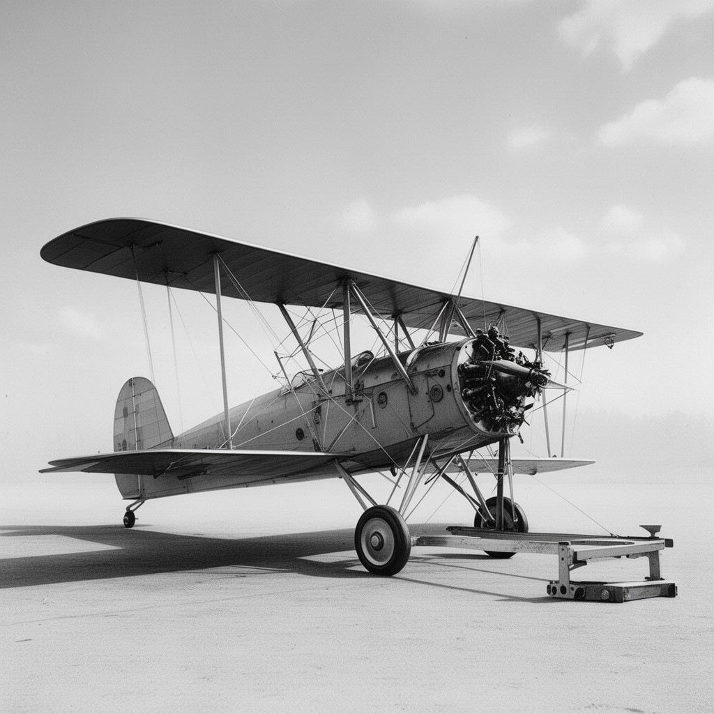 AI-generated illustration of Boeing Model 40