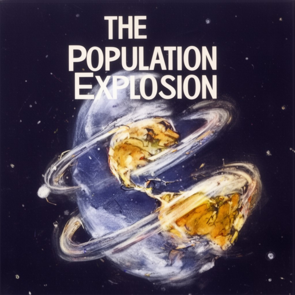 AI-generated illustration of "The Population Explosion"