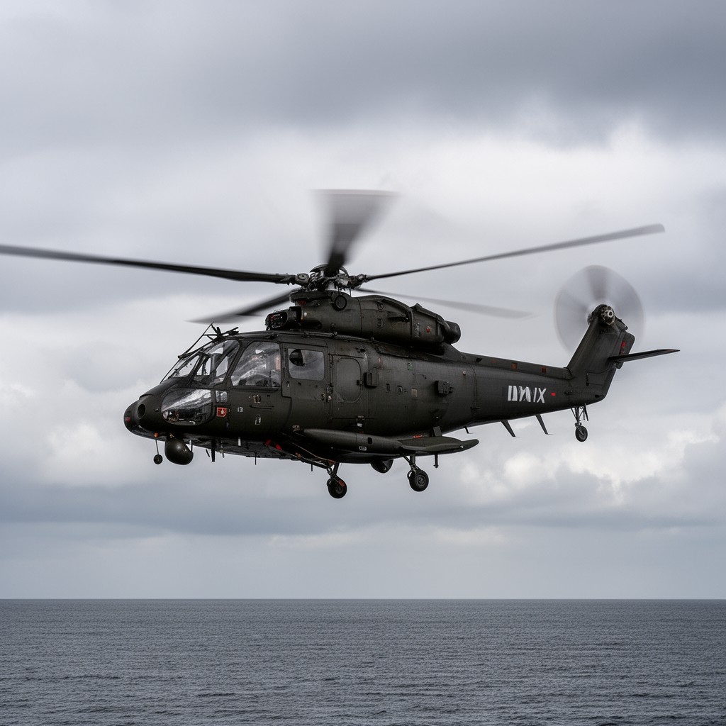 AI-generated illustration of Lynx helicopter