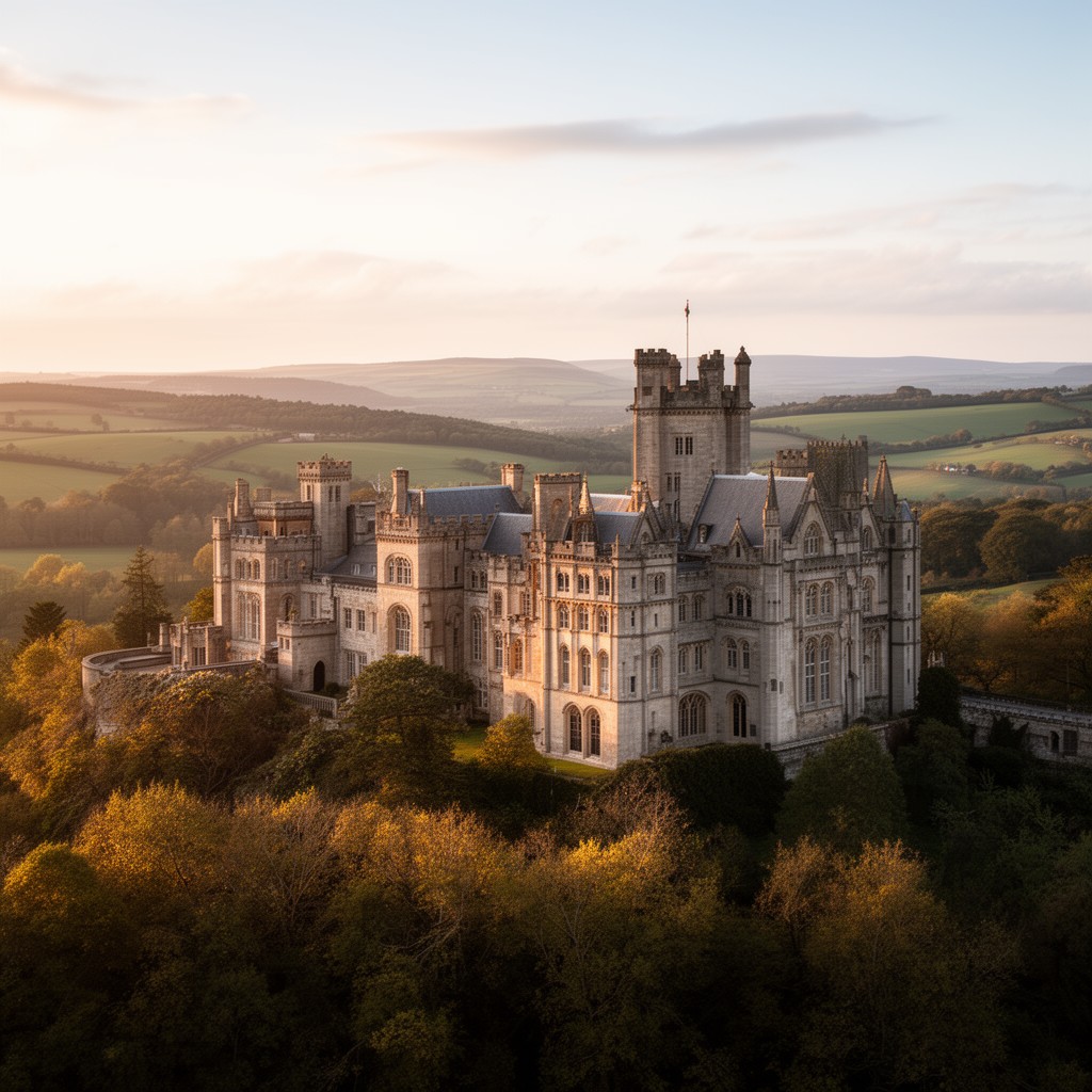 AI-generated illustration of Belvoir Castle