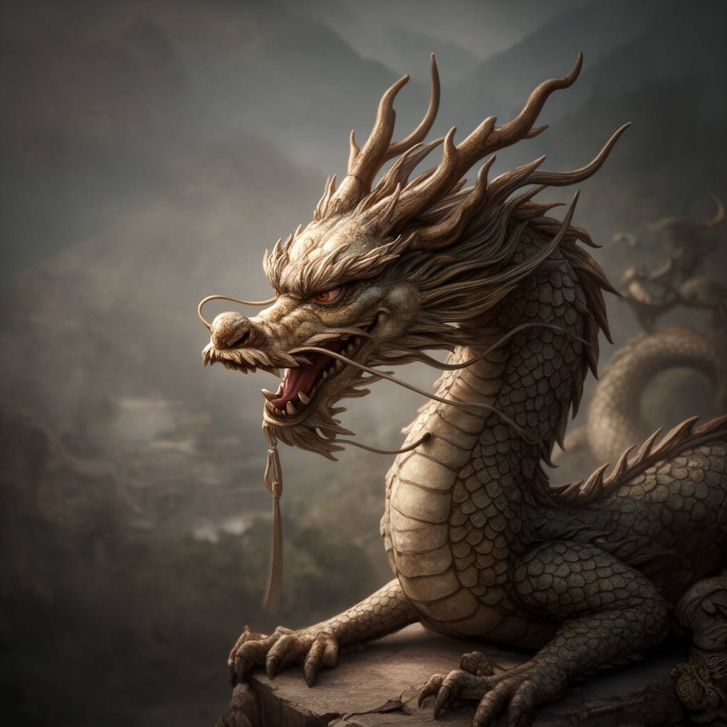 AI-generated illustration of Dragon King