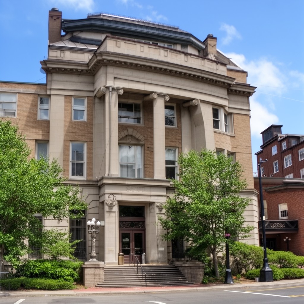 AI-generated illustration of Somerset County Courthouse