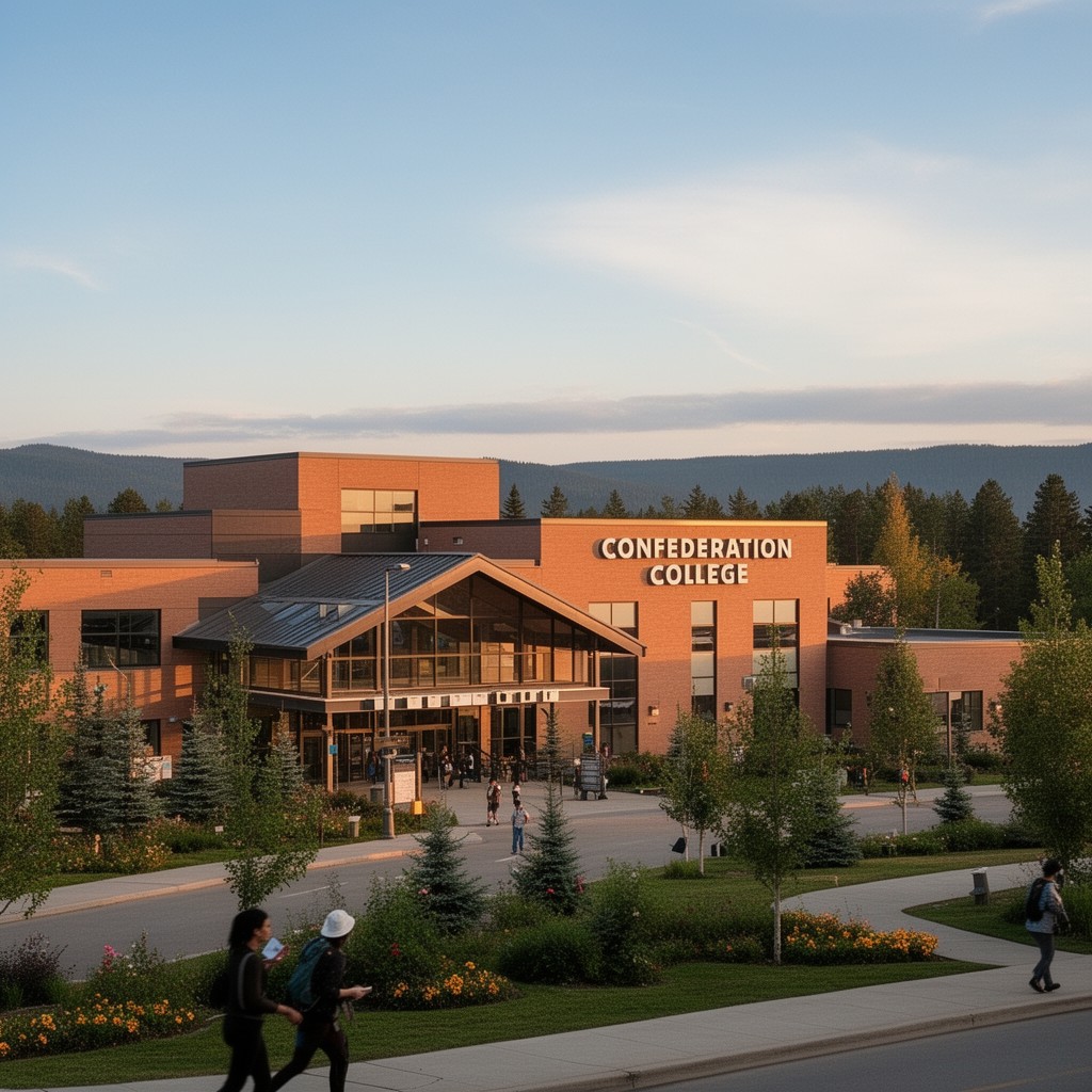 AI-generated illustration of Confederation College