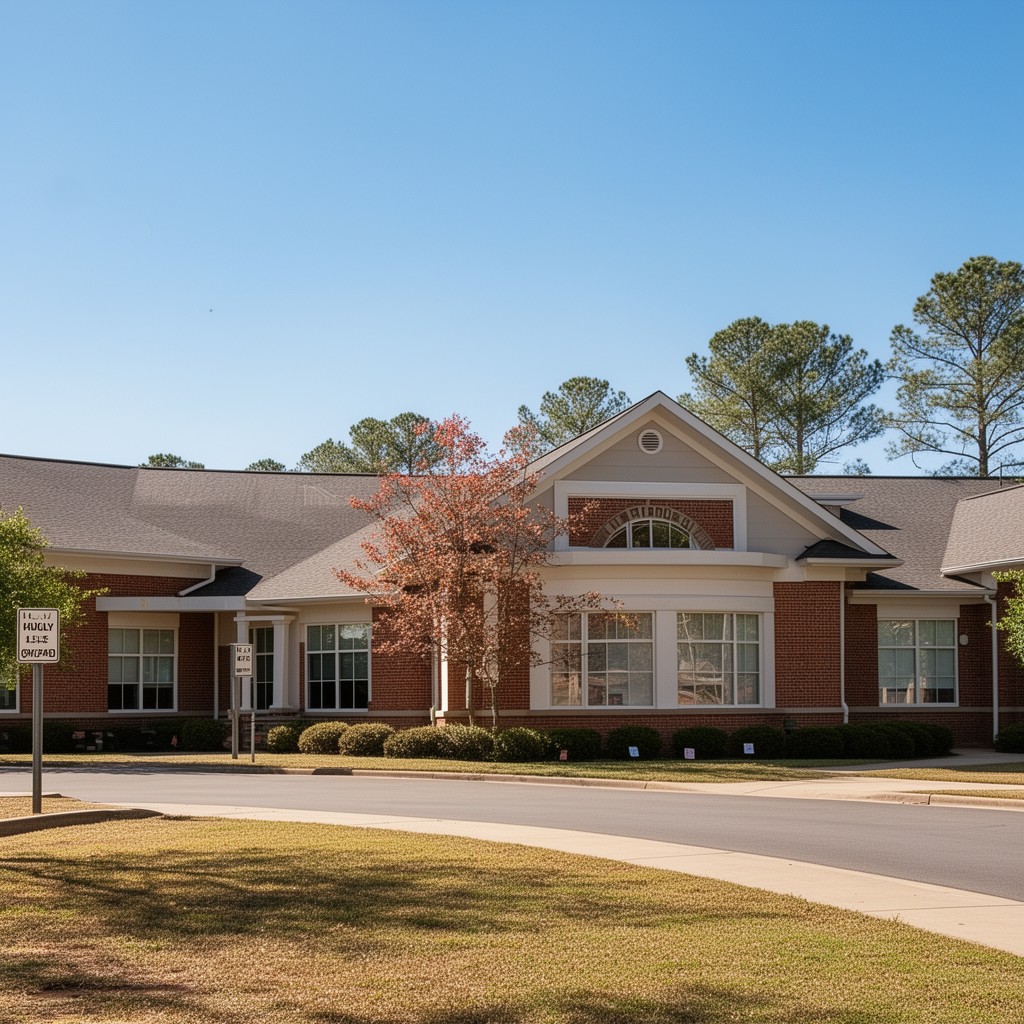AI-generated illustration of Holly Ridge Elementary School