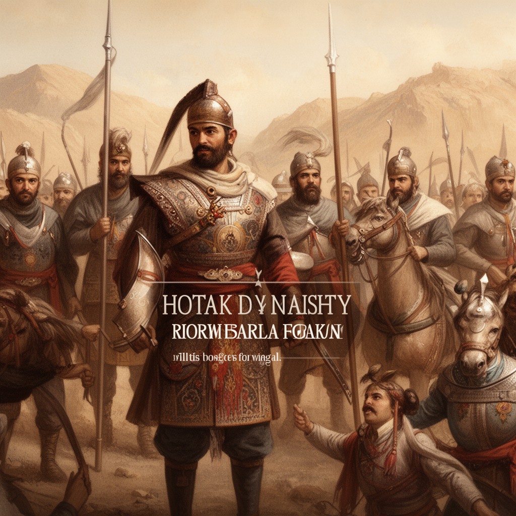 AI-generated illustration of Hotak dynasty