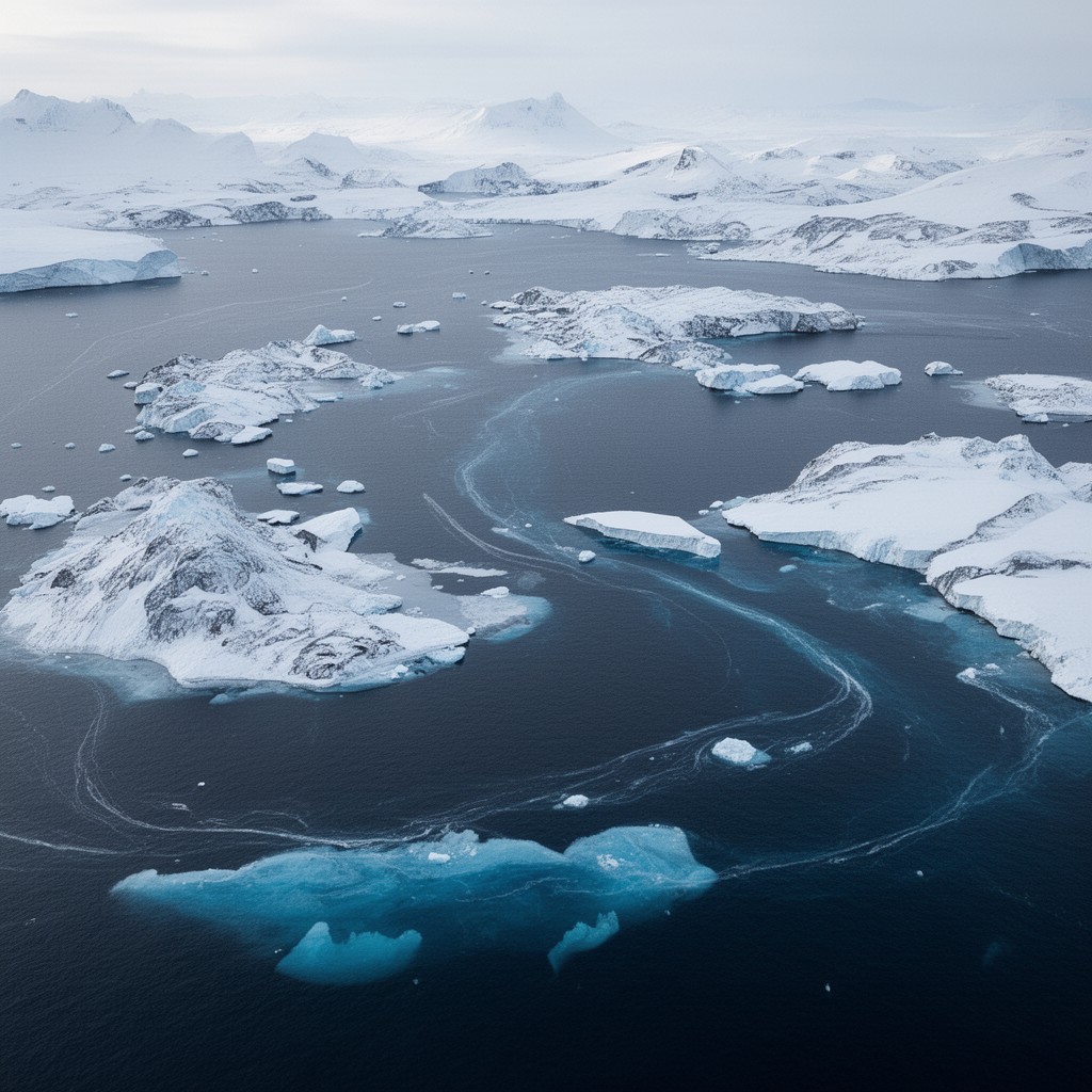 AI-generated illustration of Greenland Basin