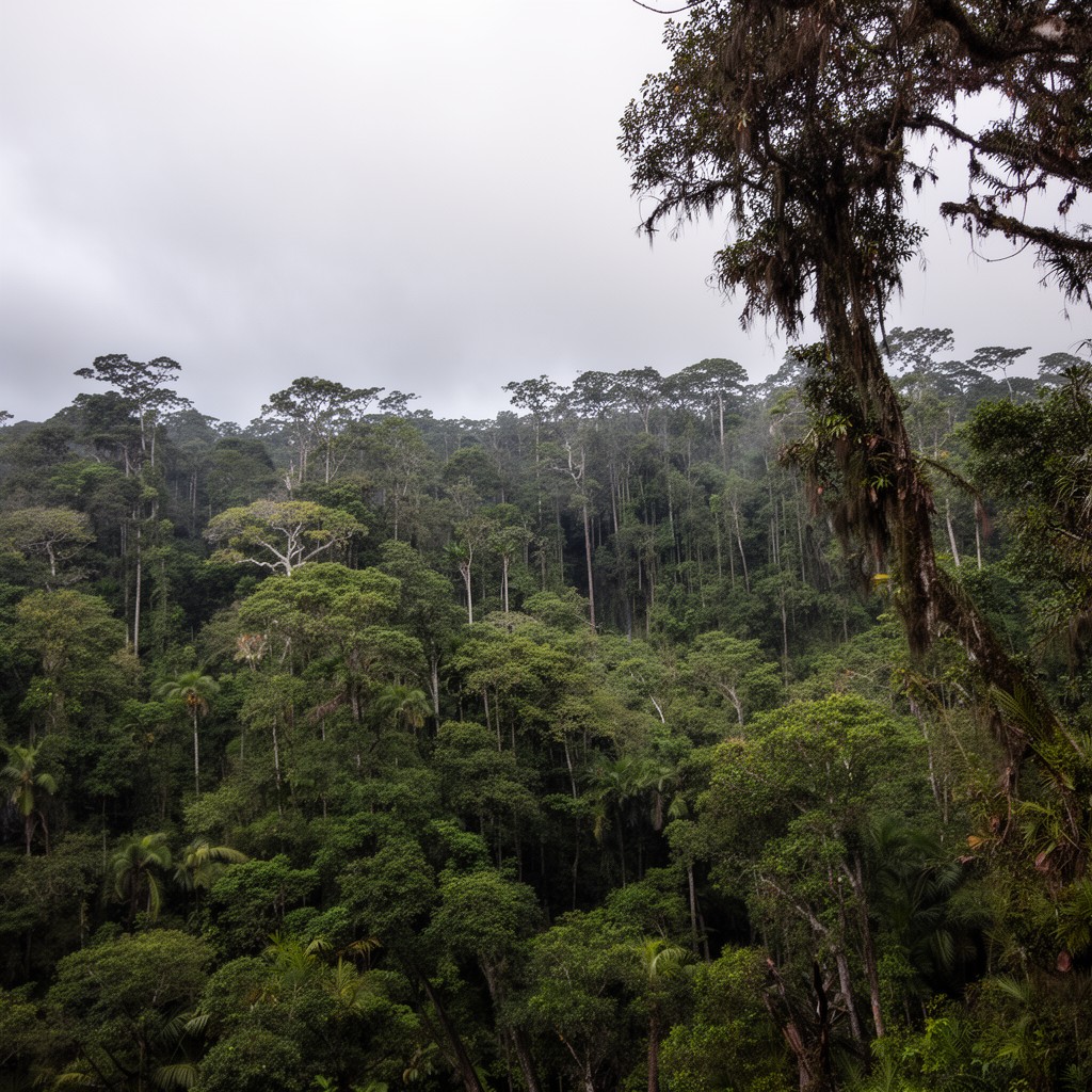 AI-generated illustration of Kalimantan