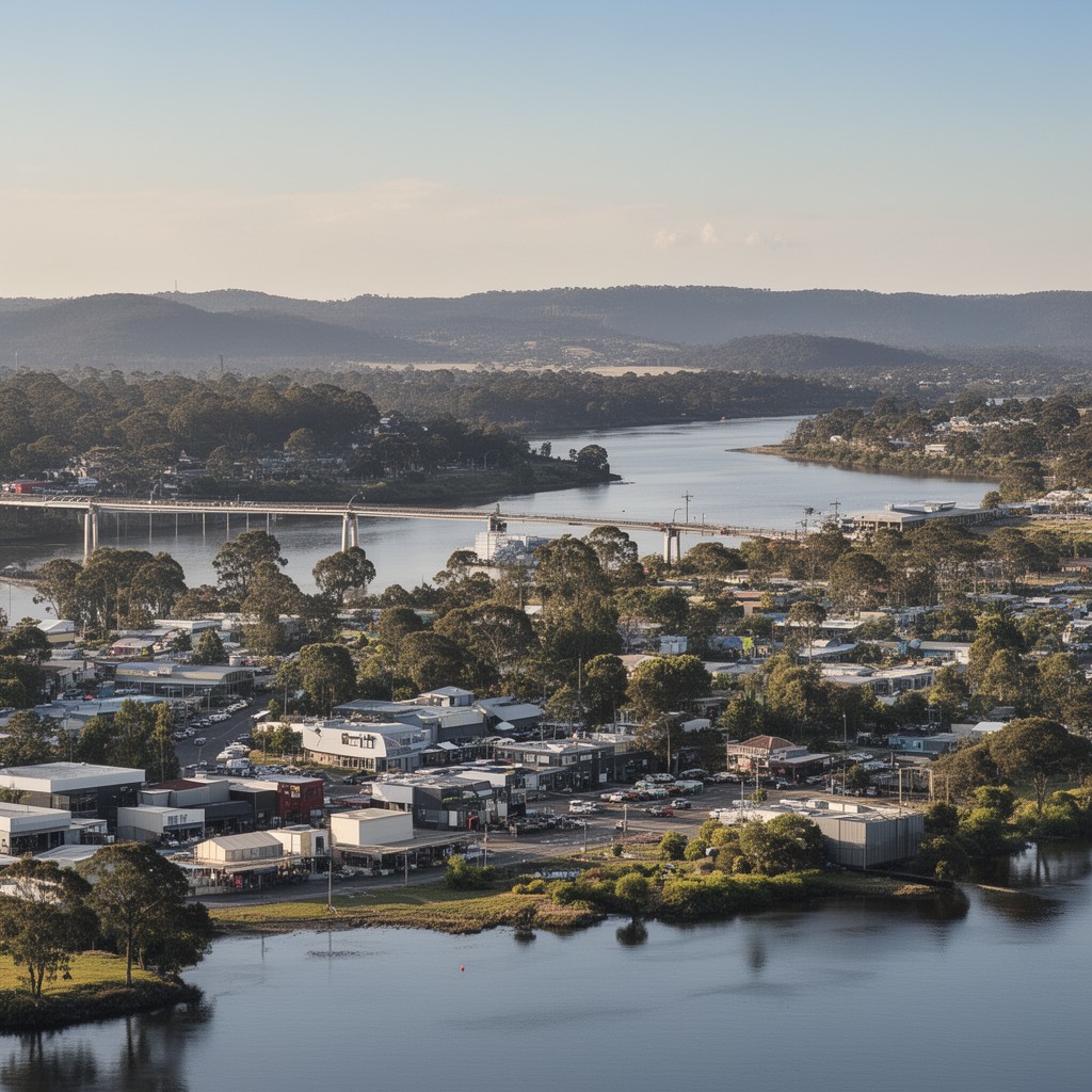 AI-generated illustration of Nowra