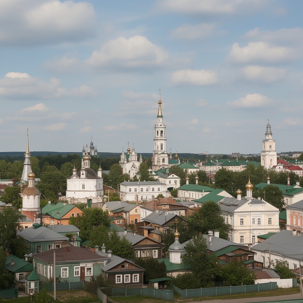 AI-generated illustration of Vologda Oblast