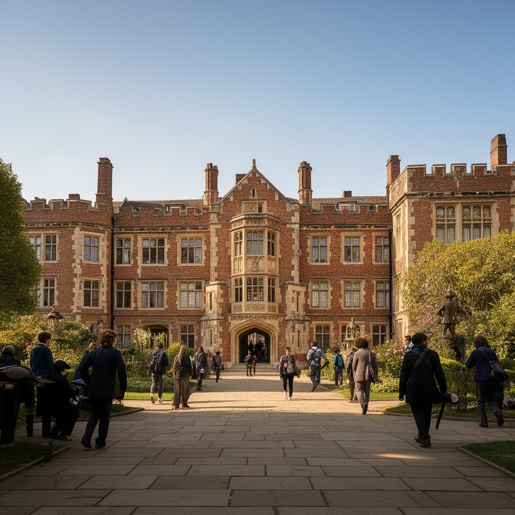 AI-generated illustration of Harrow School