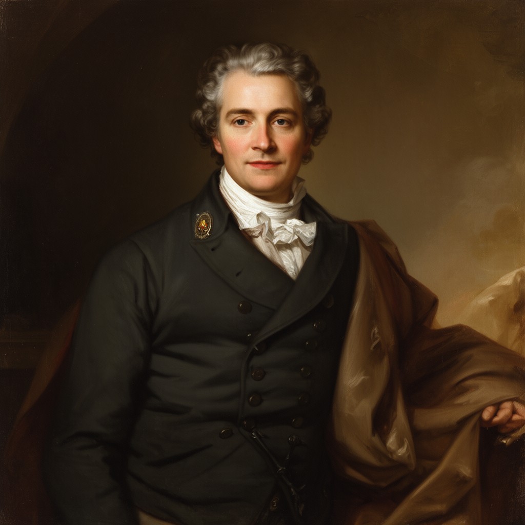 AI-generated illustration of Honoré Gabriel Riqueti, comte de Mirabeau
