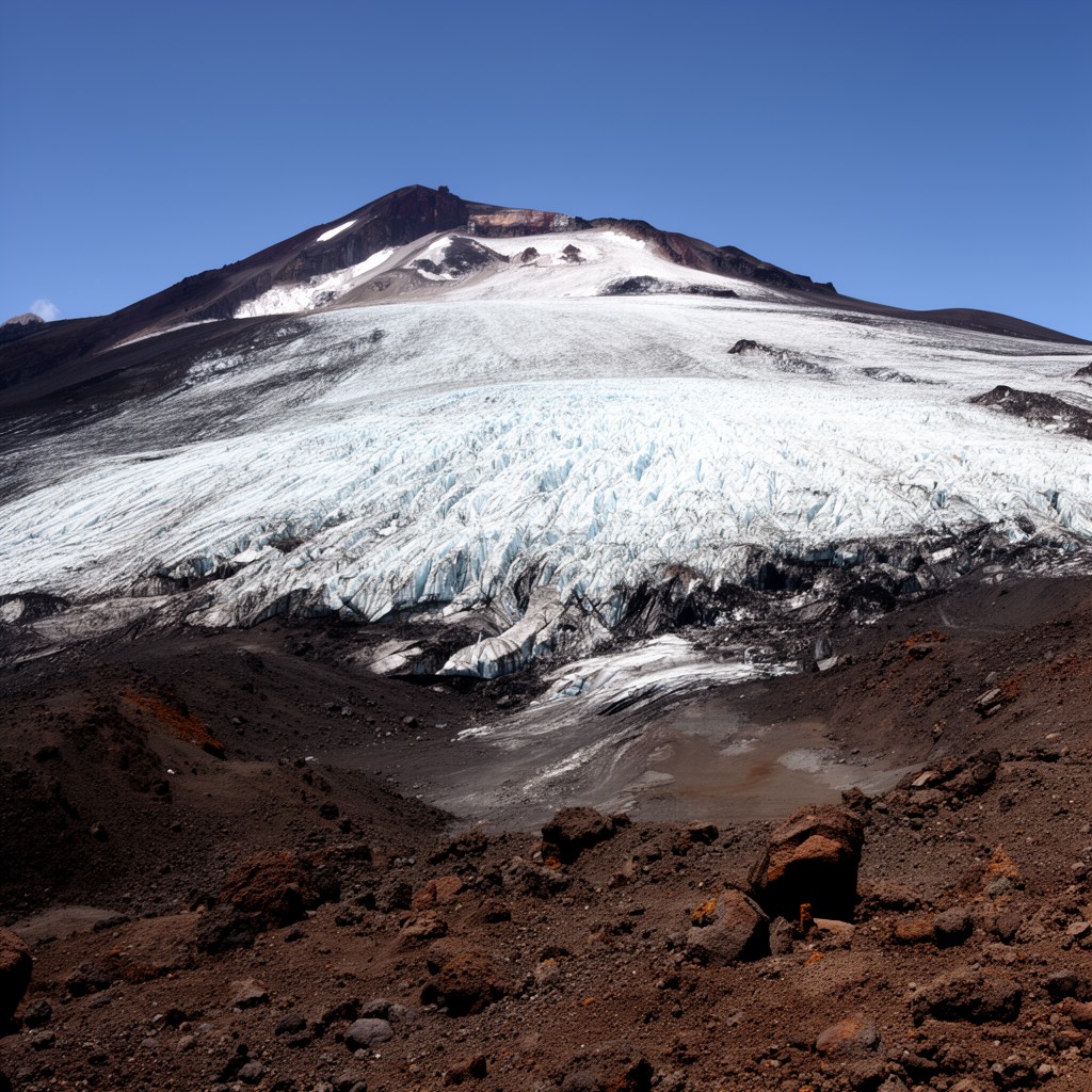 AI-generated illustration of Furtwängler Glacier