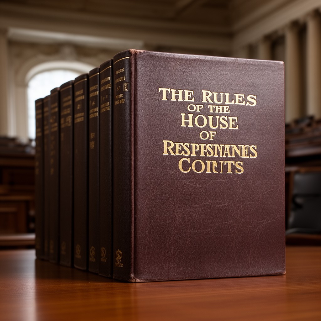 AI-generated illustration of Rules of the House of Representatives