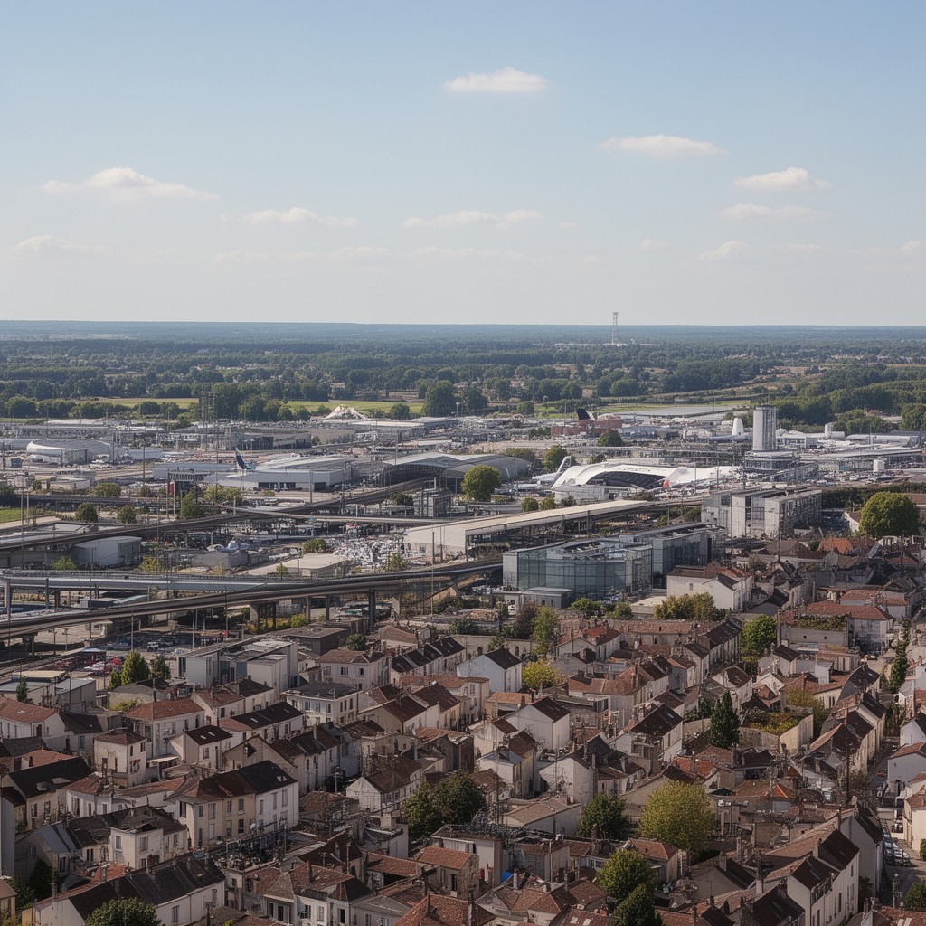 AI-generated illustration of Bonneuil-en-France