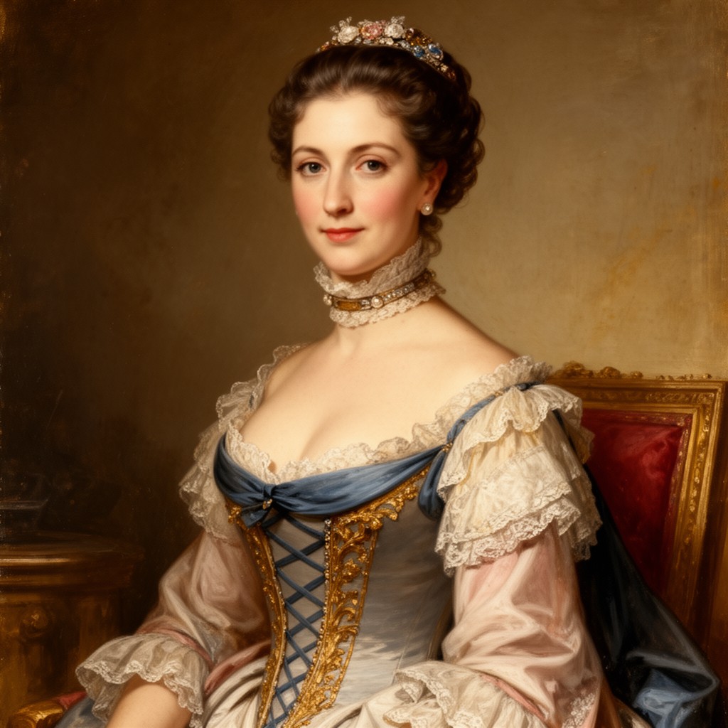 AI-generated illustration of Maria Luisa of Parma