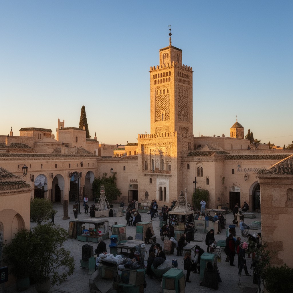 AI-generated illustration of Al-Qarawiyyin University