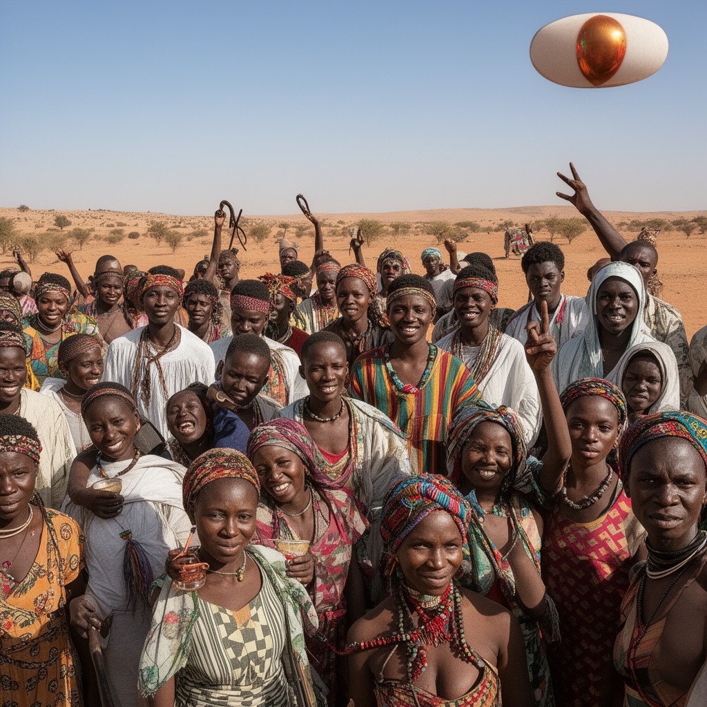 AI-generated illustration of Chadians