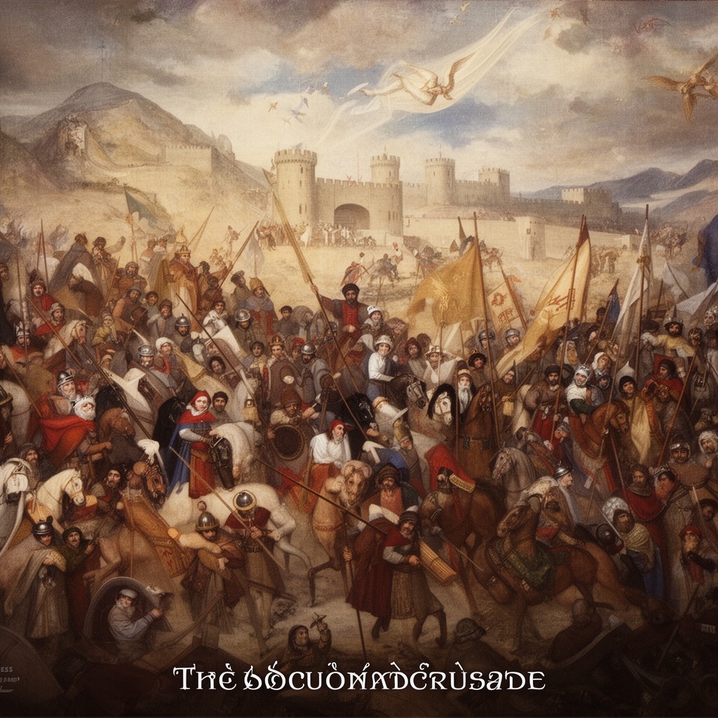 AI-generated illustration of Second Crusade