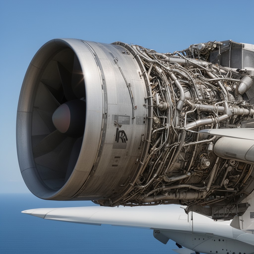 AI-generated illustration of Rolls-Royce RB211