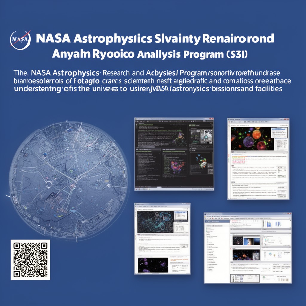 AI-generated illustration of NASA Astrophysics Research and Analysis Program
