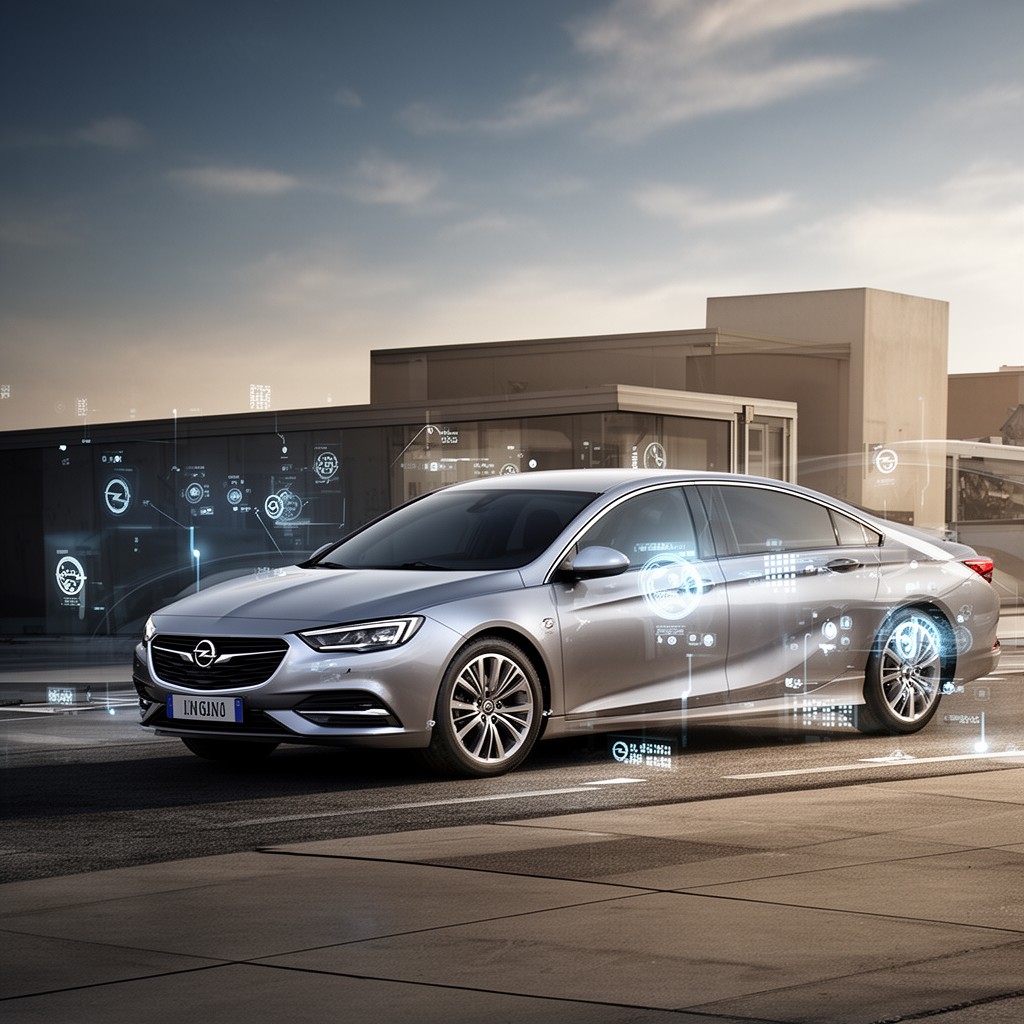 AI-generated illustration of Opel Insignia (ZB generation)