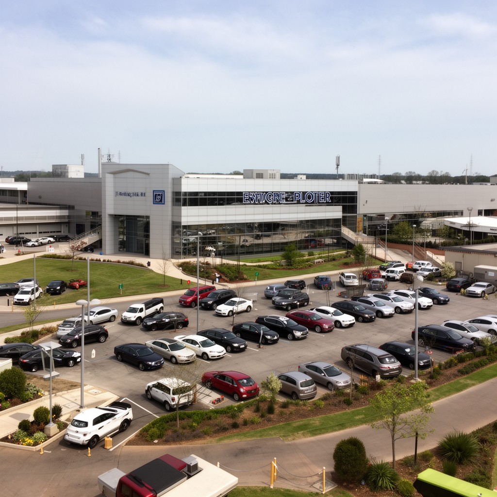 AI-generated illustration of Spring Hill Assembly Plant