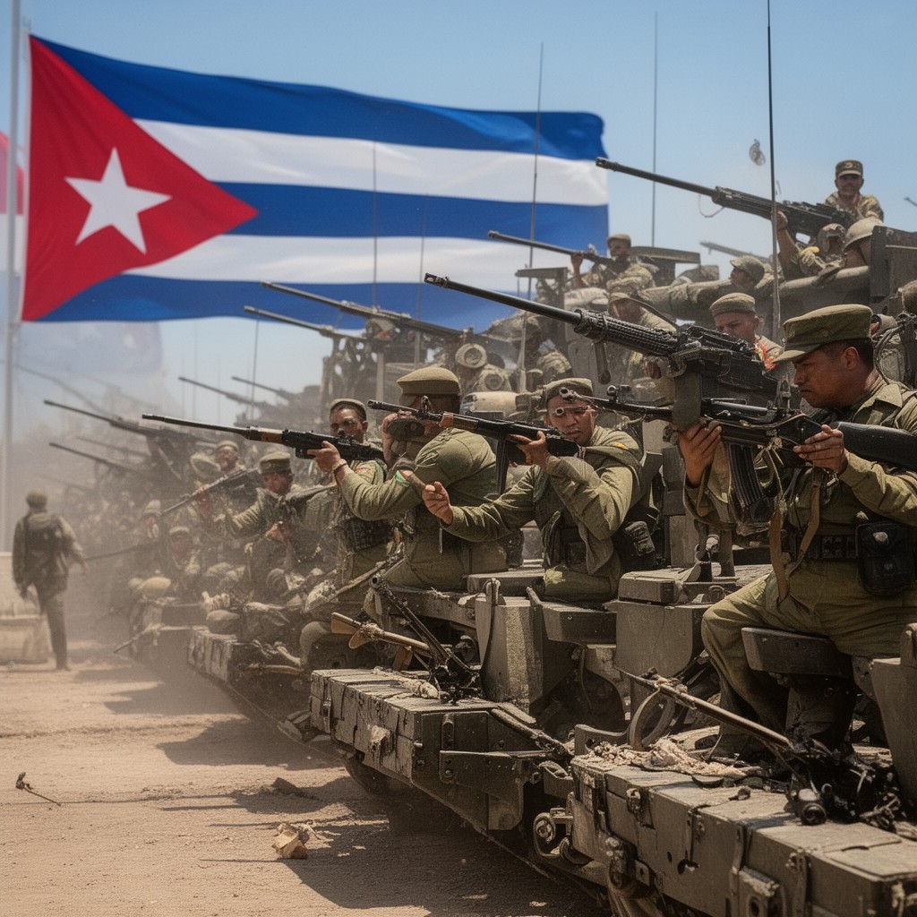 AI-generated illustration of armed forces of Cuba