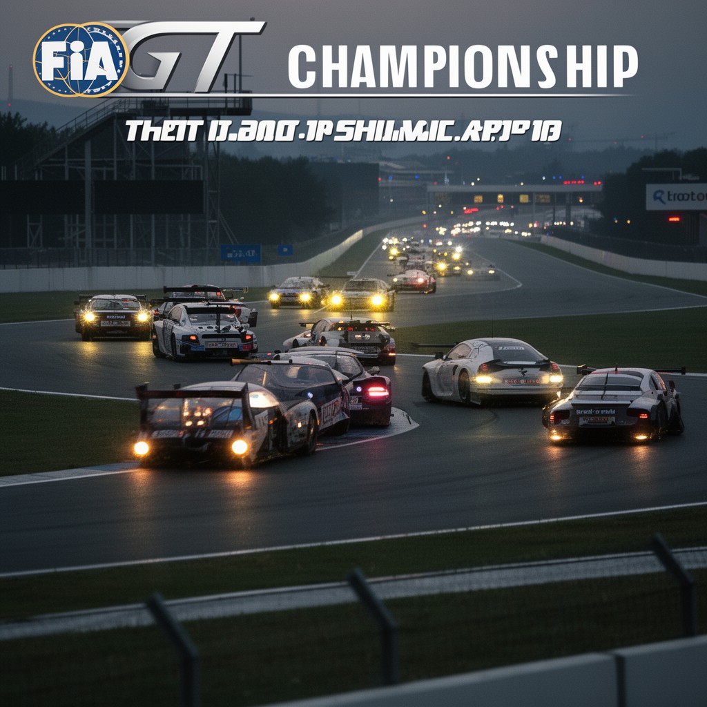 AI-generated illustration of FIA GT Championship