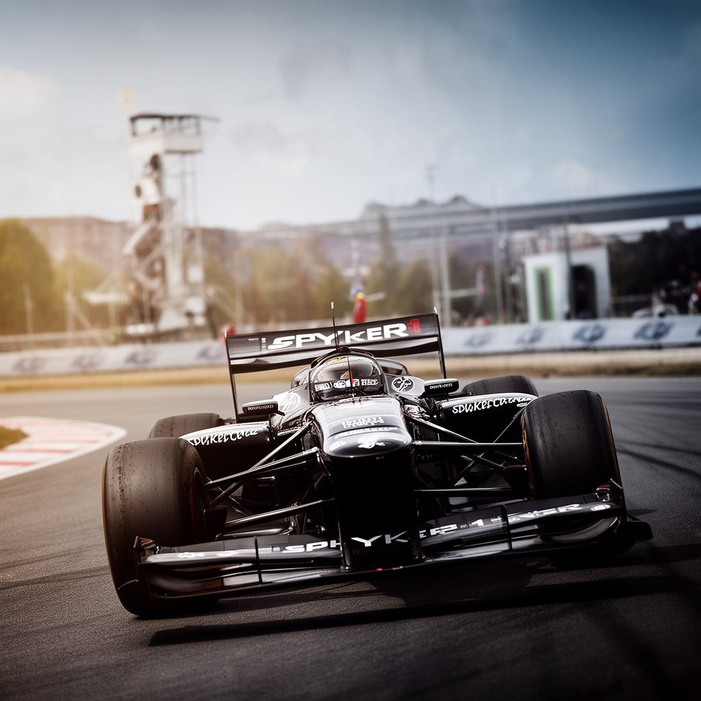 AI-generated illustration of Spyker F1 Team