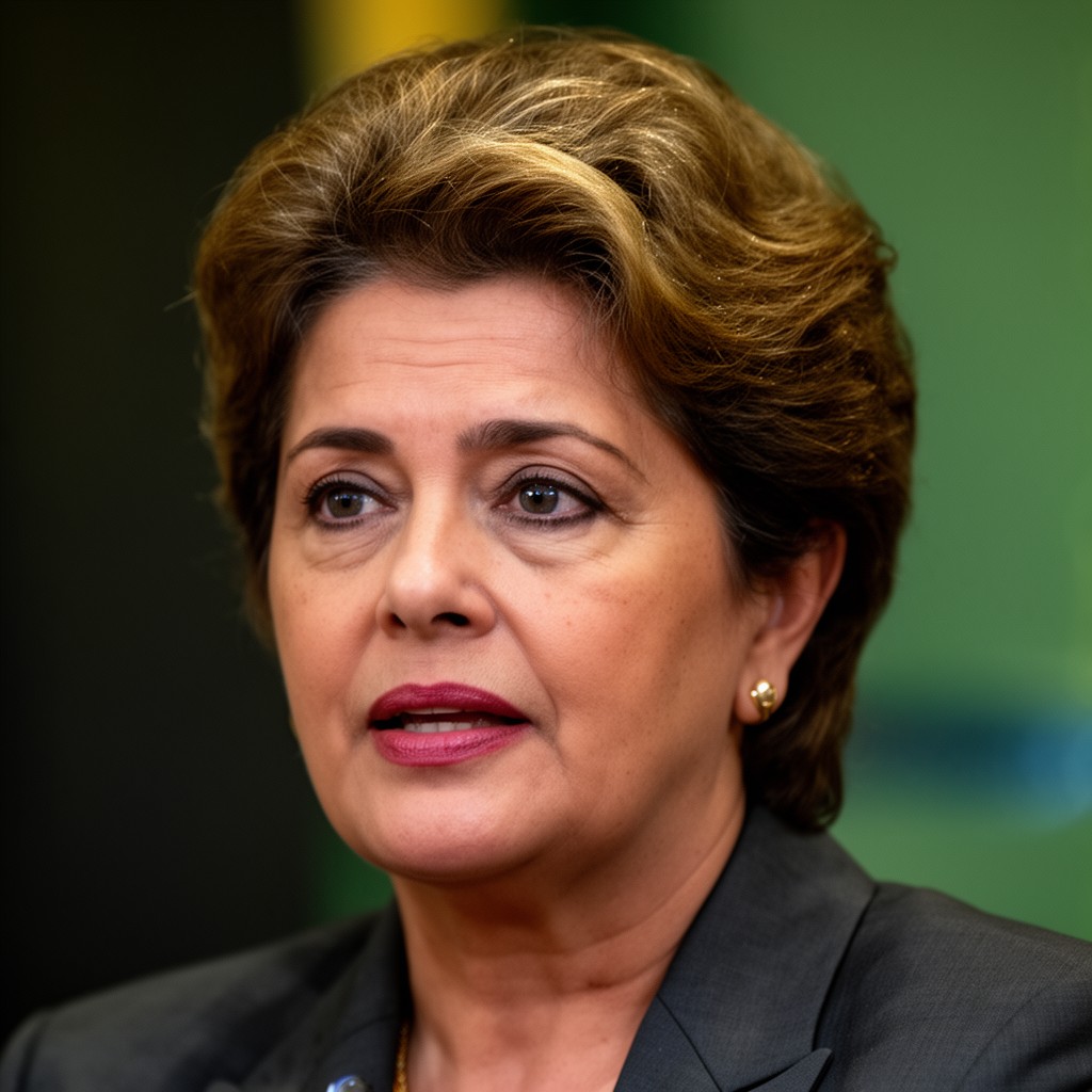 AI-generated illustration of Dilma Rousseff