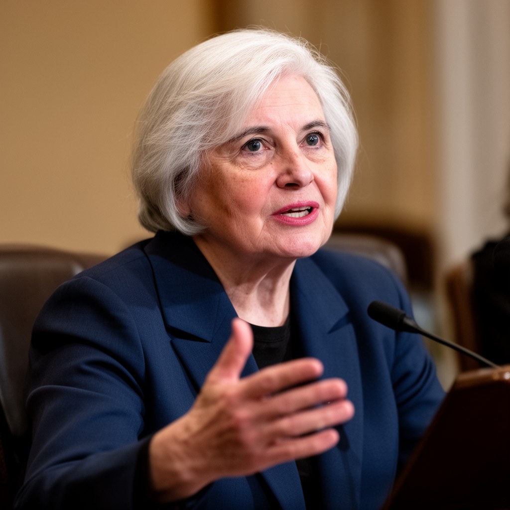 AI-generated illustration of Janet Yellen