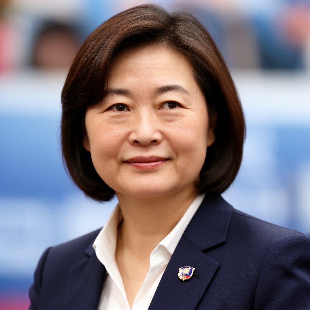 AI-generated illustration of Tsai Ing-wen