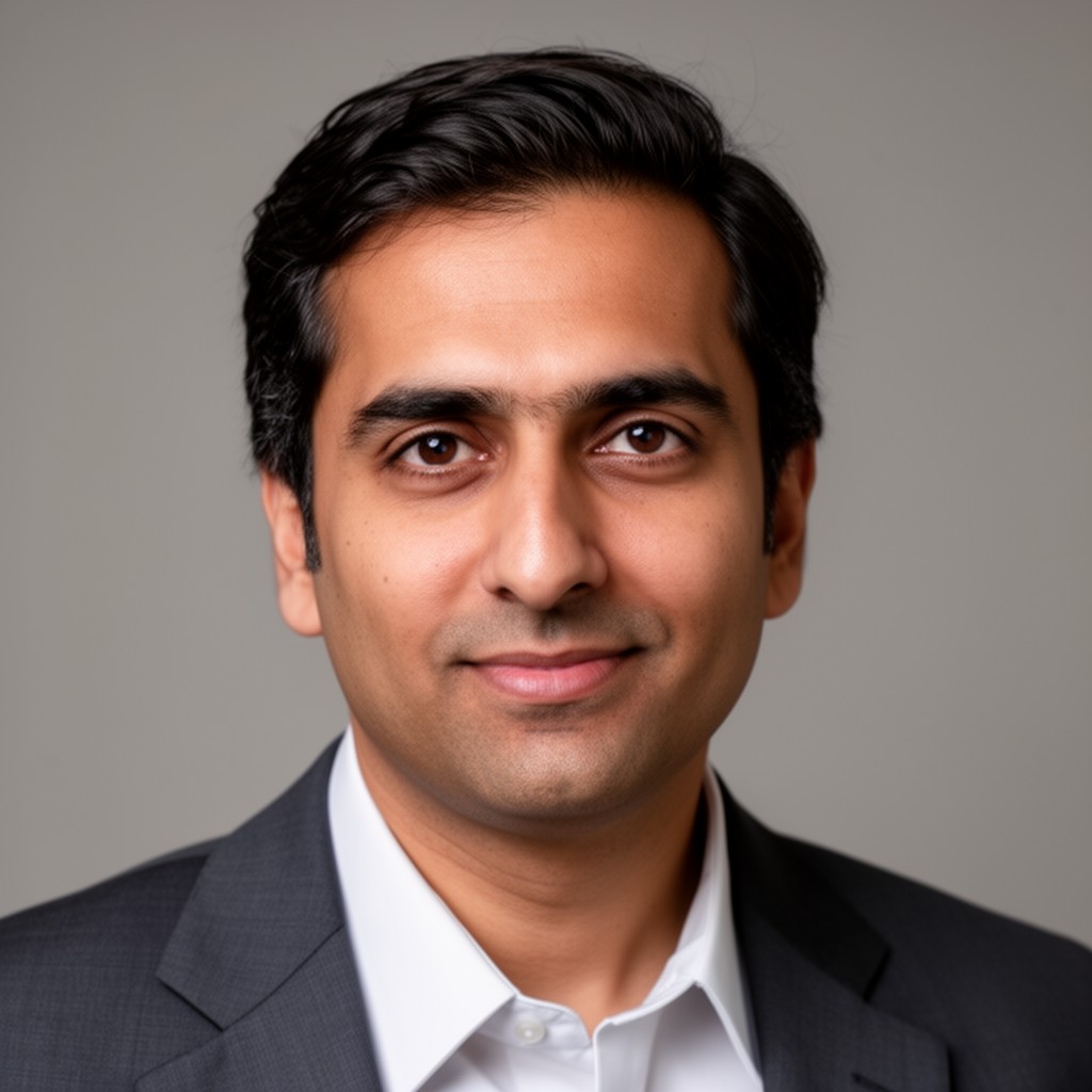 AI-generated illustration of Rajeev Misra