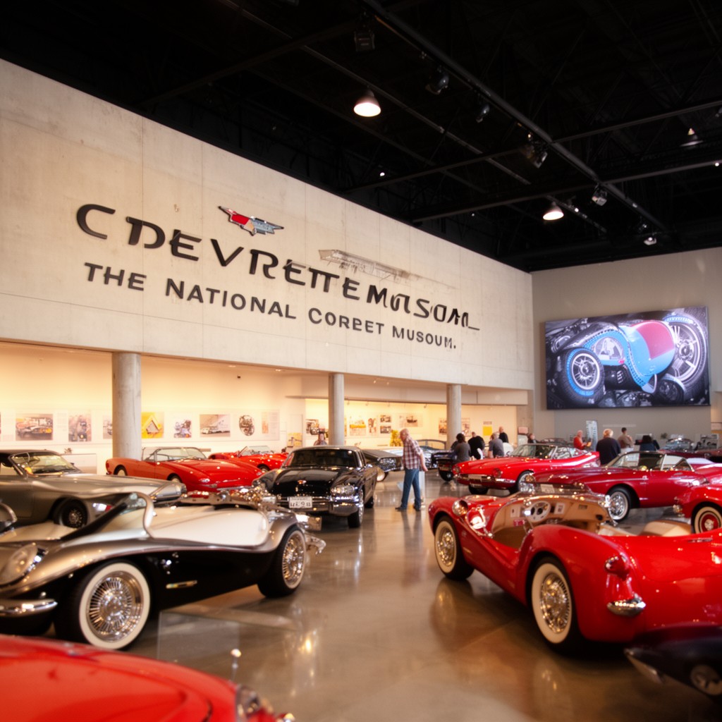 AI-generated illustration of National Corvette Museum