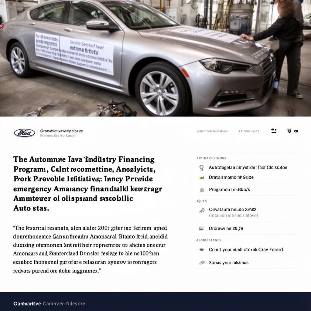 AI-generated illustration of Automotive Industry Financing Program