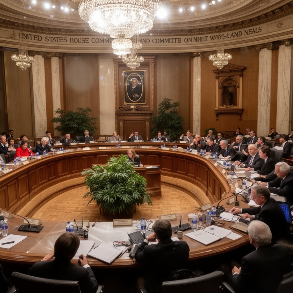 AI-generated illustration of United States House Committee on Ways and Means