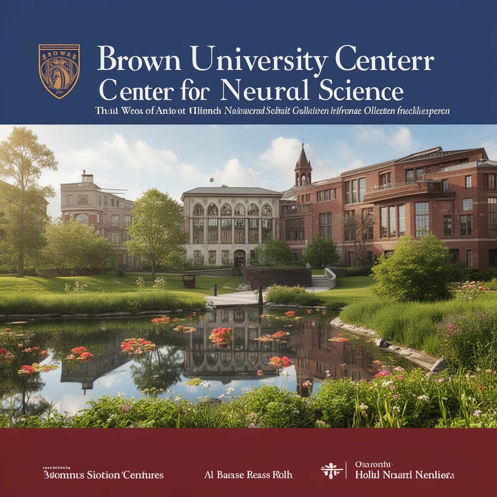 AI-generated illustration of Brown University Center for Neural Science