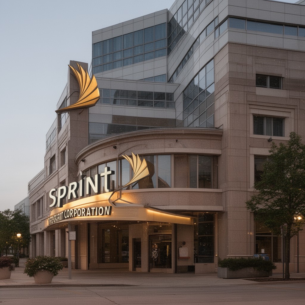 AI-generated illustration of Sprint Corporation (historic headquarters nearby)