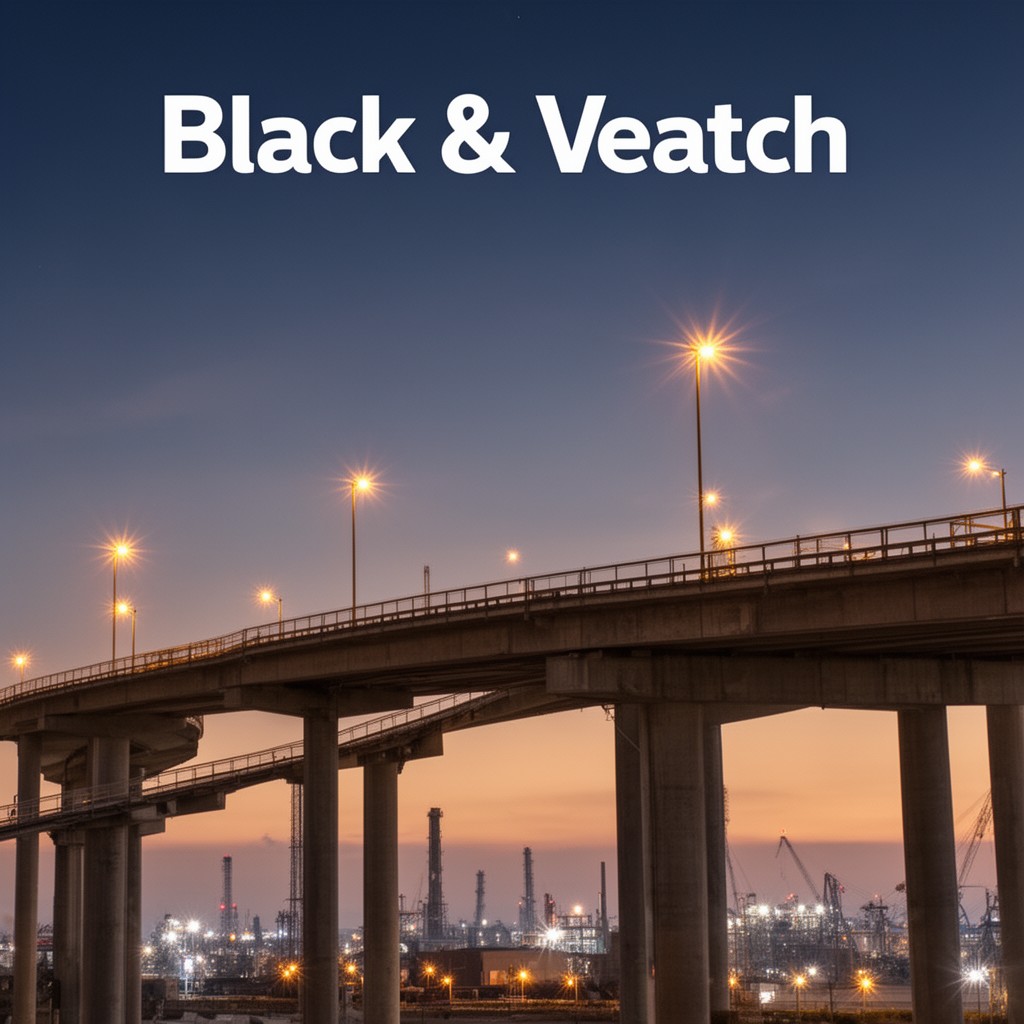 AI-generated illustration of Black & Veatch