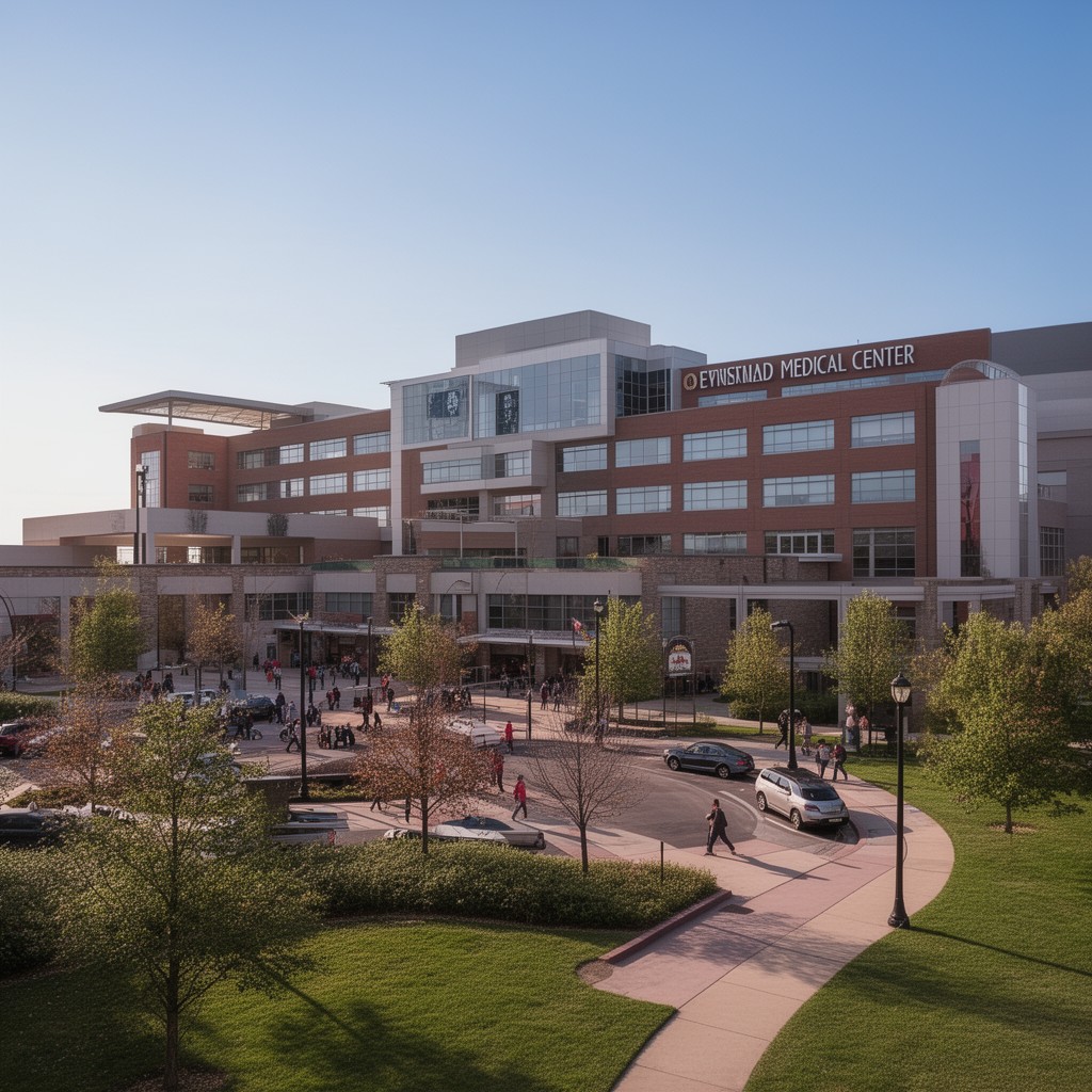 AI-generated illustration of Overland Park Regional Medical Center