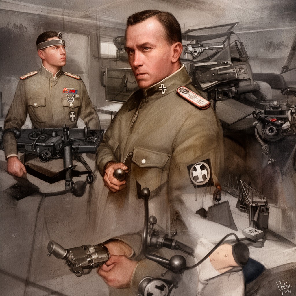 AI-generated illustration of SS-Brigadeführer