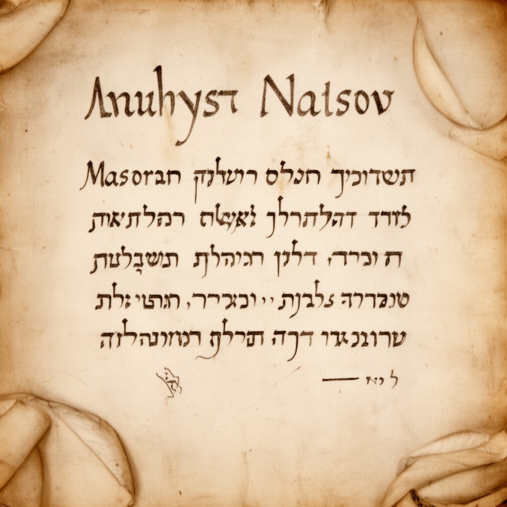 AI-generated illustration of Masorah