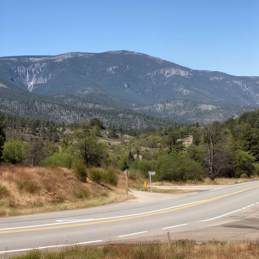 AI-generated illustration of National Parkways