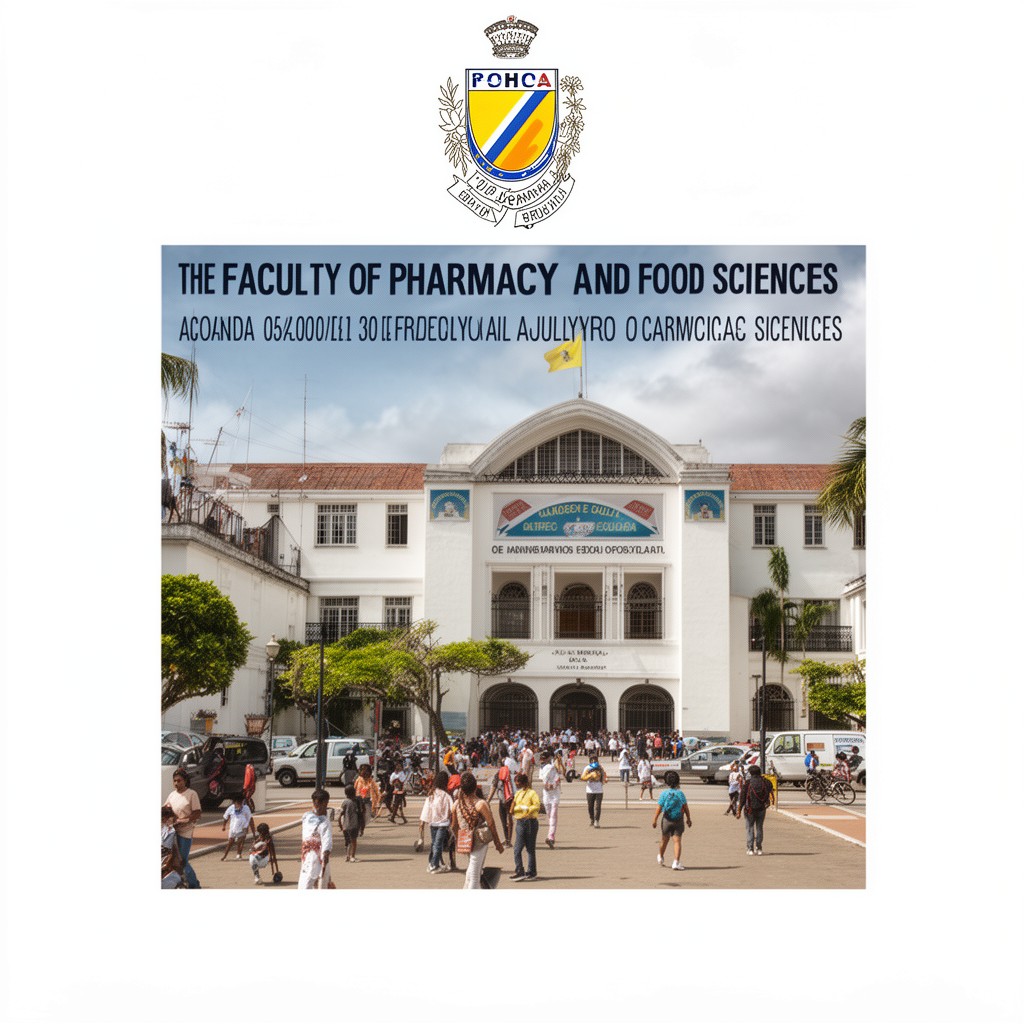 AI-generated illustration of Faculty of Pharmacy and Food Sciences
