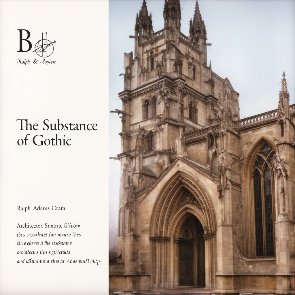 AI-generated illustration of “The Substance of Gothic”